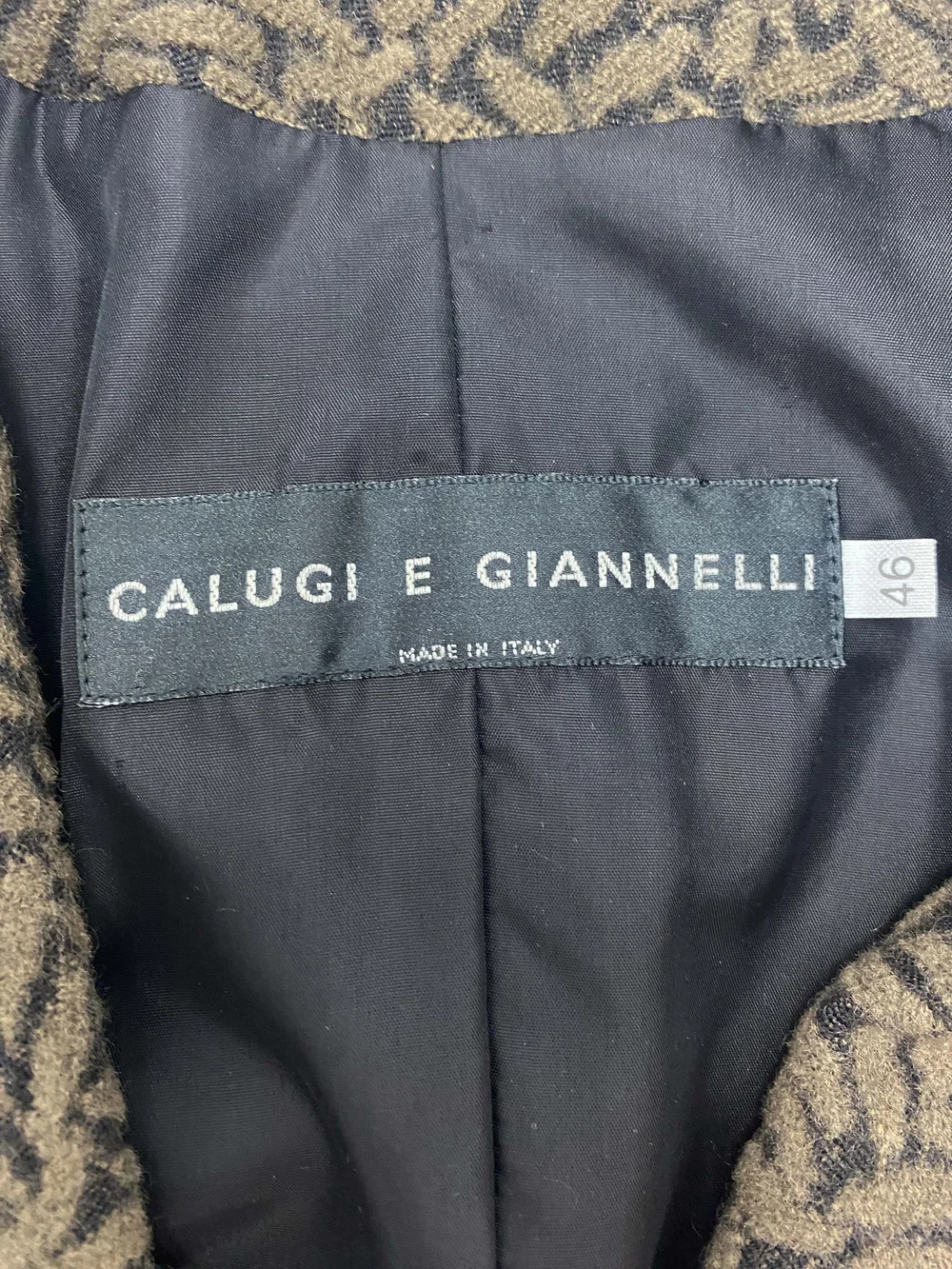 Calugi e Giannelli 80s flocked textured blazer — JAMES VELORIA